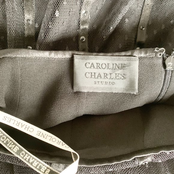 Caroline Charles Studio High Waisted Triple Layer Skirt - Picture 4 of 4